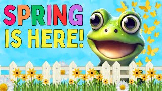 Spring Song for Children  Springtime is Here with Lyrics [upl. by Assen]