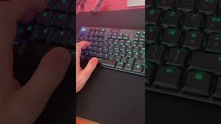 LOGITECH G915 TKL LIGHTSPEED GL TACTILE BROWN SWITCHES ASMR SOUND TEST [upl. by Lyon790]