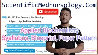 RGUHS 2nd Semester Biochemistry Subject Syallabus Blueprint And Paper Pattern  Bsc Nursing [upl. by Svoboda]