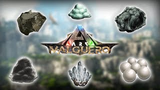 Every RESOURCE SPAWN on Valguero  ARK Survival Evolved [upl. by Fesoj]