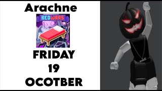 I GOT ARACHNE ON BEDWARS AFTER IT UPDATED [upl. by Haniraz]