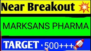 MARKSANS PHARMA SHARE LATEST NEWS TODAYMARKSANS PHARMA SHARE TARGETMARKSANS PHARMA SHARE ANALYSIS [upl. by Eilema]