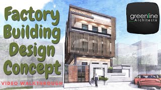 Factory Concept Design  Commercial  Shop  Office Design Best Architects in Lucknow  ID012 [upl. by Adaj165]