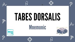 Tabes dorsalis  Mnemonic  Symptoms  Neurology  Medi Trix [upl. by Ariamoy10]