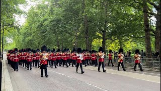 Massed Bands of the Guards Division March to the Musical Military Spectacular [upl. by Notyal877]