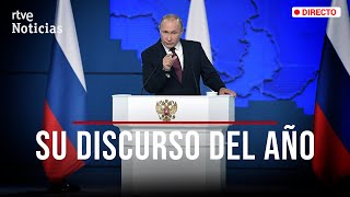 PUTIN culpa a OCCIDENTE de INICIAR una GUERRA que llevará hasta el final quotRUSIA es INVENCIBLEquotRTVE [upl. by Chelsie39]