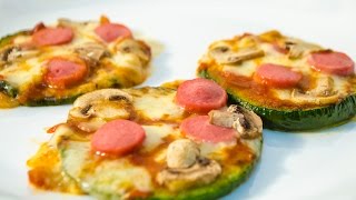 Pizzeta de Zapallito  Receta de Vegetales tipo Pizza [upl. by Kordula]