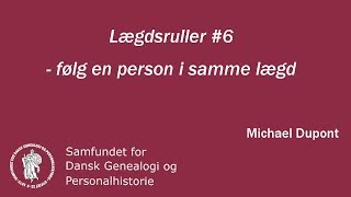 Lægdsruller 6  følg en person i samme lægd [upl. by Yssej634]