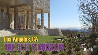 Getty Museum Virtual Walk Tour the Grounds of this Amazing Los Angeles Museum [upl. by Nahshu]