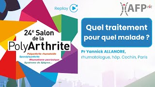 Quel traitement pour quel malade   Salon de la PolyArthrite 2024 [upl. by Noonberg]