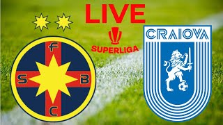 FCSBSteaua  Universitatea Craiova MECI LIVE Superliga [upl. by Honig]