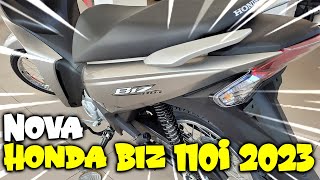 Nova Honda Biz 110i 2023  Saibam o que MUDOU e o PREÇO dela em pleno final de ano [upl. by Hgielrebma]