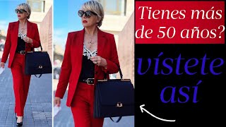 CONSEJOS DE MODA PARA MUJERES DE 50 A 70 AÑOS COMO VESTIR Y VERTE BELLA A CUALQUIER EDAD [upl. by Attela]