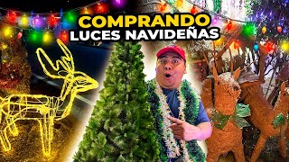 🎄COMPRANDO LUCES NAVIDEÑAS de MADRUGADA estos son los precios [upl. by Merline]