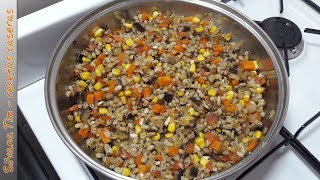 CEBADA PERLADA con Vegetales 🥕 Receta VEGETARIANA Fácil [upl. by Ramsden944]