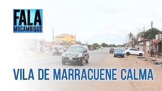 Vila de Marracuene na EN1 calma e com pouca circulação de pessoas e viaturas PortalFM24 [upl. by Chemar]