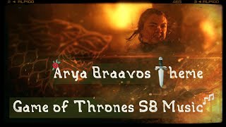 Game of Thrones S8 OST Arya Battle of WinterfellBraavos theme fight track Instrumental Extended [upl. by Chaffee]