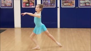 Grade 4 Center  age 10 years RAD ballet class [upl. by Otilopih]