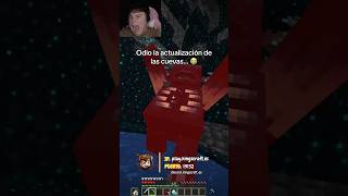 ¡Odio la actualización de las cuevas en Minecraft 😭😱🤯 minecraft shorts viral [upl. by Akemad]