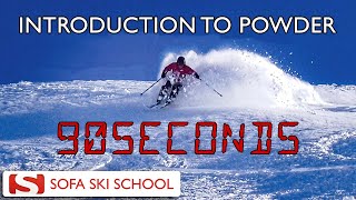 90SEC Powder  Ski Lesson 2016 [upl. by Anuala221]