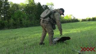 Laying the HAMMER on a CLOSE UP GOBBLER  SELF FILMED 2023 Arkansas Turkey Opener [upl. by Ahcirt]