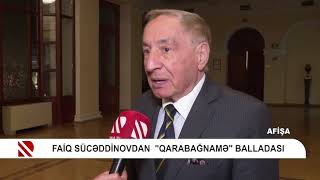 Faiq Sücəddinovdan “Qarabağnamə” balladası [upl. by Nanji]