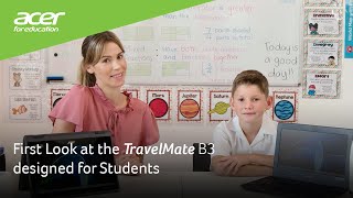 First Look at the TravelMate B3 designed for Students [upl. by Llenehs541]