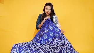 Unboxing Ethnicroop Latest Designer Blue Lehenga Choli Review [upl. by Ailin14]