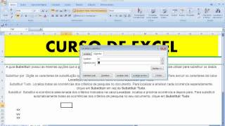 LOCALIZAR e SUBSTITUIR palavra texto Excel Função Procurar AutoFiltro Extrair texto Planilha Concurs [upl. by Kolnos]