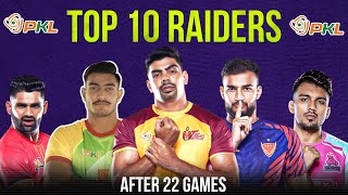 Pro Kabaddi Season 11  Top 10 Raiders After 22 Matches  PKL 2024 Top 10 Raiders  PawanAshuamp More [upl. by Ninaj814]