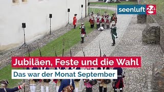 Jubiläen Feste und die Wahl  Das war der Monat September [upl. by Harehs]