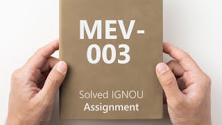 MEV003 solved assignment 202425  MEV003 solved assignment 2025  MEV003 assignment [upl. by Artapoelc]