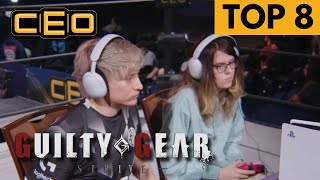 CEO 2024 STRIVE TOP 8 UMISHO Leffen TempestNYC Cheryo Aboii Lucien RedIAmNot Guilty Gear Tourney [upl. by Hatcher]