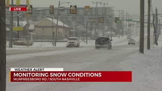 Road conditions along Murfreesboro Pike [upl. by Oriel]