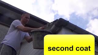 How to cement roof tiles pointing [upl. by Bock]