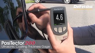 How to Measure PaintCoating Thickness on Wood Plastic Concrete and More Using the PosiTector 200 [upl. by Moser]