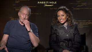 Rabbit Hole Cast Interview  Charles Dance amp Meta Golding [upl. by Suchta98]