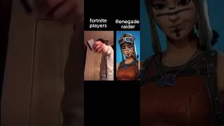 POV Fortnite Sweats see Renegade Raider fortnite shorts funny [upl. by Battat847]