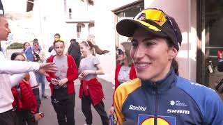 Elisa Balsamo post race Trofeo Alfredo Binda [upl. by Lazarus81]