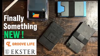 THE BEST YET GROOVE LIFE Wallet vs EKSTER Carbon Fiber Aluminum Cardholder  Review amp Breakdown [upl. by Thorvald145]