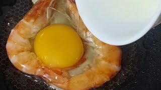 Cooking shrimp eggs🍤🥚🥚 [upl. by Ahras]