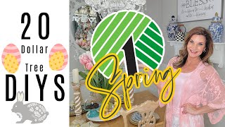 🌿20 DIY DOLLAR TREE EASTER SPRING COTTAGE DECOR CRAFTS🌿quotI Love Spring ep 5quot Olivia Romantic Home DIY [upl. by Ahset]