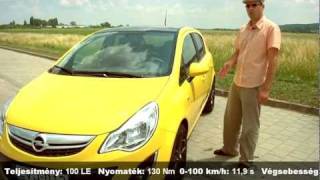 Opel Corsa 14 Ecotec Color Edition teszt [upl. by Linehan]