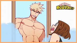 Bakugous Skincare Routine  My Hero Academia Comic Dub Kacchako [upl. by Camm]