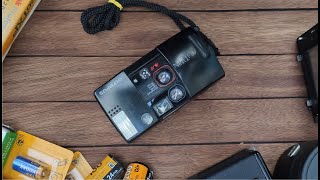 Olympus Infinity AF1 review  olympus infinity twin  Loading FilmUnloading Film  battery [upl. by Haydon928]