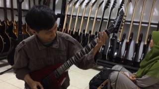 Jackson flying V RR updown custom tes sound review sentanamusic [upl. by Abercromby]