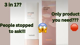 Heimish Artless Glow Base  Best korean Product review Manisha Mishra [upl. by Crain]