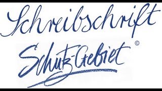 Die Bedeutung der Schreibschrift [upl. by Eimilb]