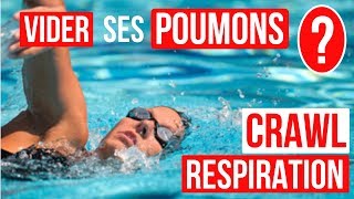 Comment RESPIRER en CRAWL  🏊‍♂️ Fautil VIDER ses POUMONS  SOUFFLER en continu ou dun coup [upl. by Frangos530]