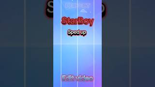 Starboy ⭐✨ edit video song viralpiano music subscribe❤️ MagicTiles3Official [upl. by Adlev]